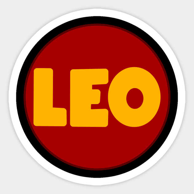 LEO Sticker by Movielovermax